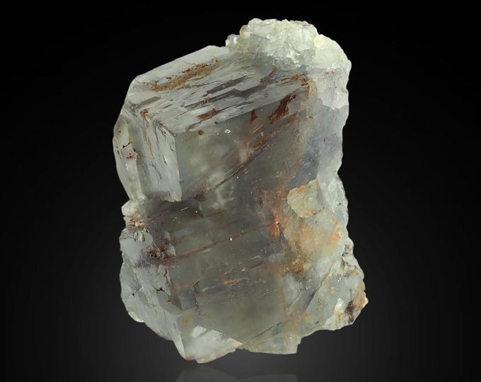 fluorescent FLUORITE 6,0 x 4,8 x 3,7 cm GERMANY 12141