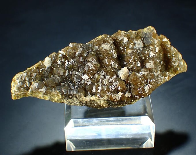 Garnet var Andradite crystals on matrix 9,0 x 3,5 x 2,0 cm RUSSIA