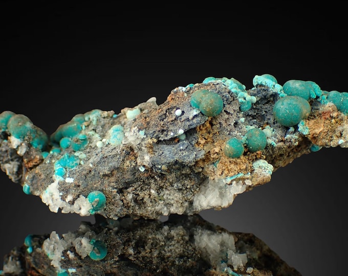 CHRYSOCOLLA crystals 6,0 x 2,2 x 1,6 cm Planet mine, U.S. 12941