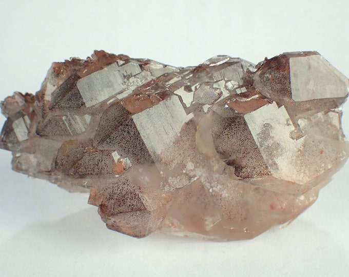 QUARTZ with hematite floater from Orange River, SOUTH AFRICA 8301