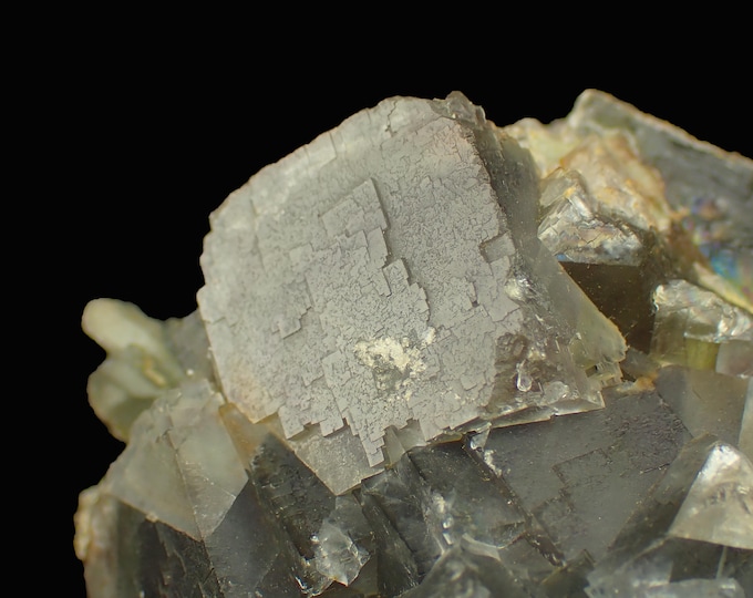 fluorescent FLUORITE crystals 7,5 x 6,0 x 4,5 cm GERMANY 12963