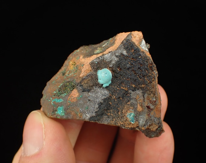 ROSASITE crystals on matrix 4,5 x 3,3 x 2,3 cm MEXICO 13291