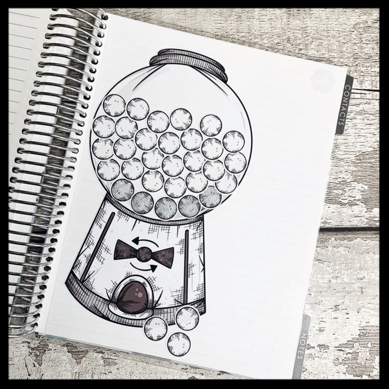 Gumball Machine Tracker Bullet Journal Style Planner Stickers Etsy Gumball Machine Tracker Bullet Journal Style Planner Stickers Etsy