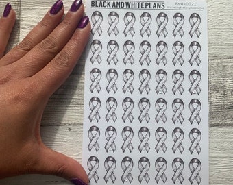 Awareness Ribbon Planner Stickers (BNW021)