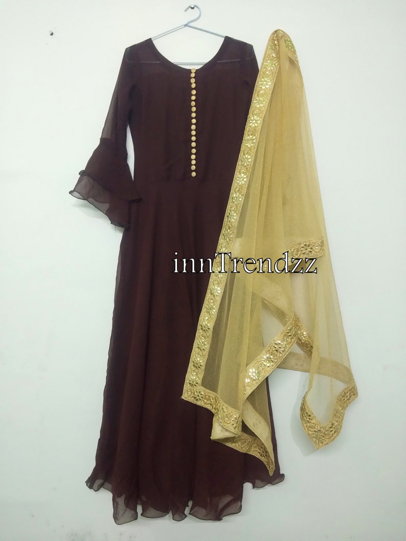 long frock with chunni