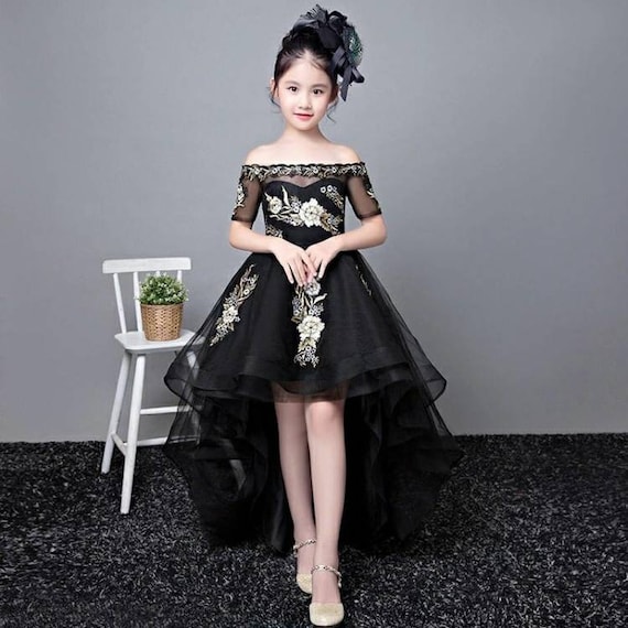 beautiful black dress for girl