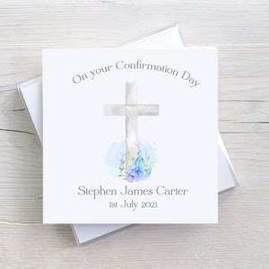 On your Confirmation Day Card | Personalised Card