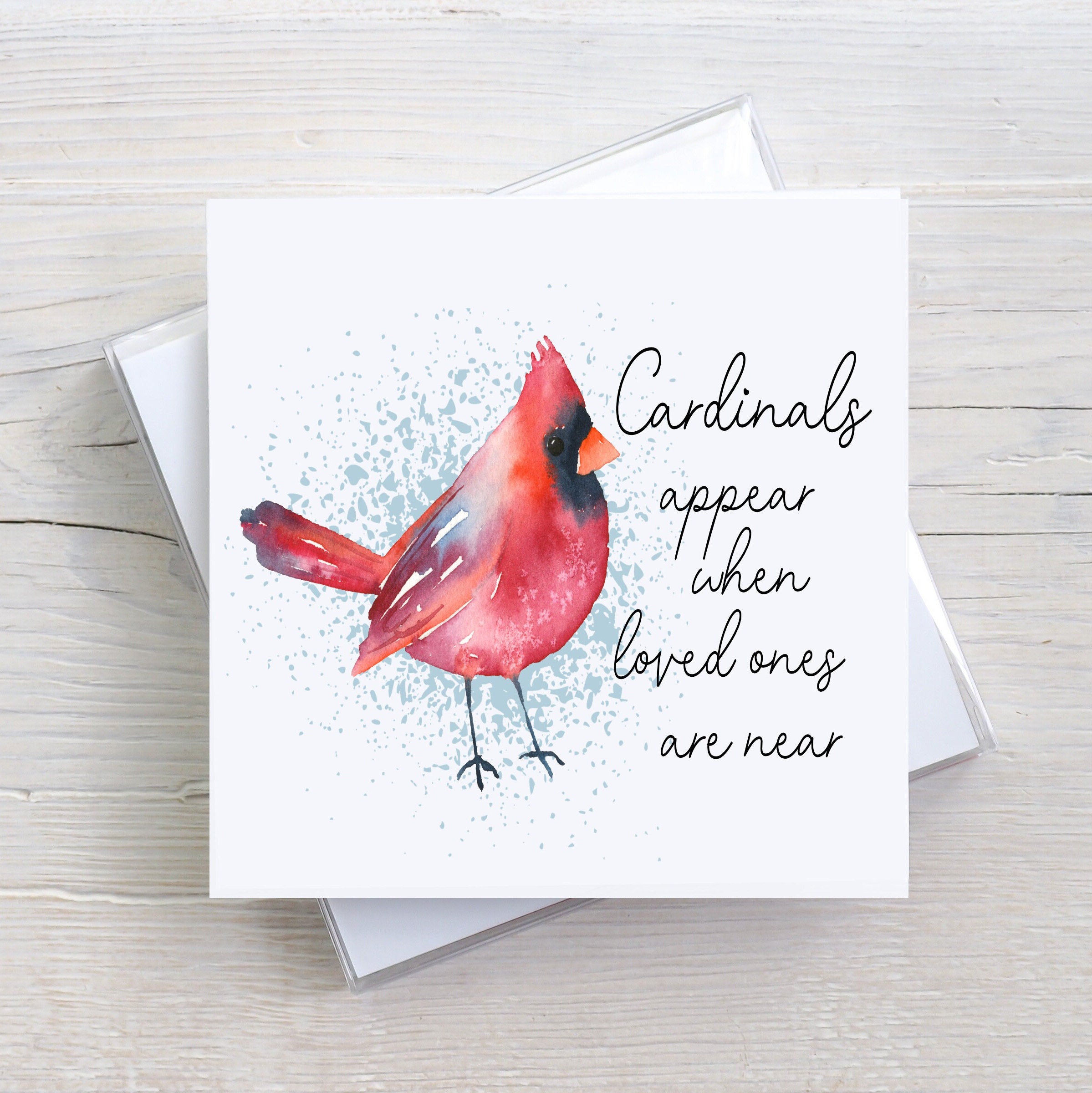 Cardinals Condolence Card Cardinals Condolence Card