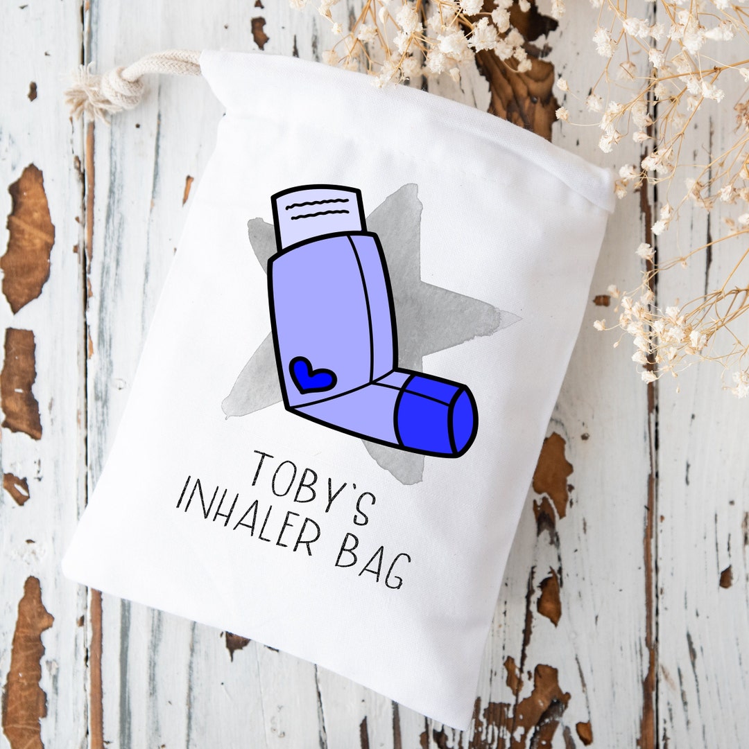 Personalised Asthma Inhaler Bag Asthma Pump Bag Medical Bag Spacer