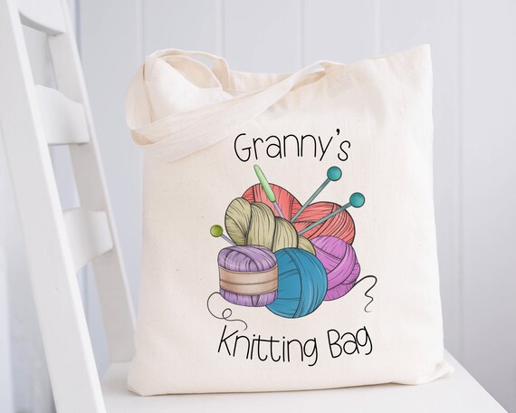 Knitting bag hotsell personalised