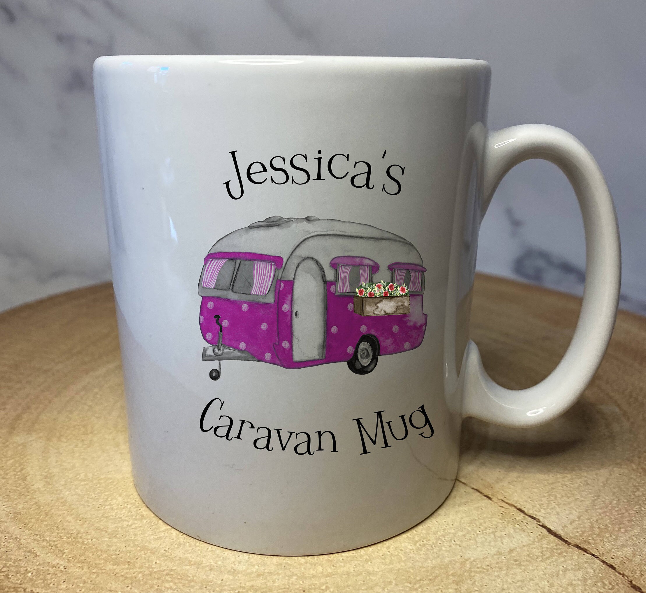 Taza de camping taza de caravana personalizada Etsy