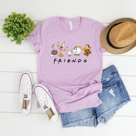 Beauty And The Beast Friends Shirt Disney Shirt Friends Etsy