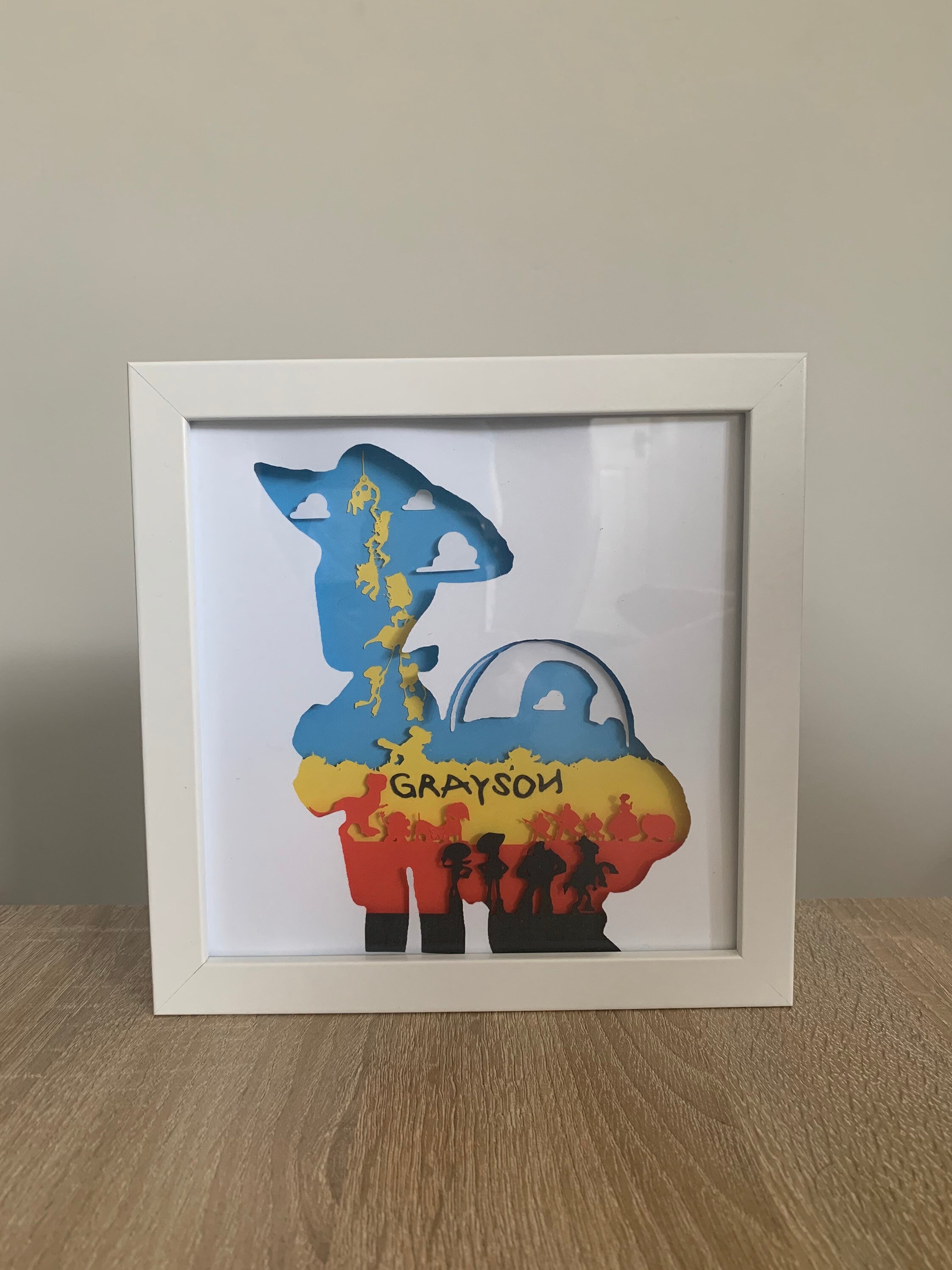 Toy Story Shadow Box Frame Etsy