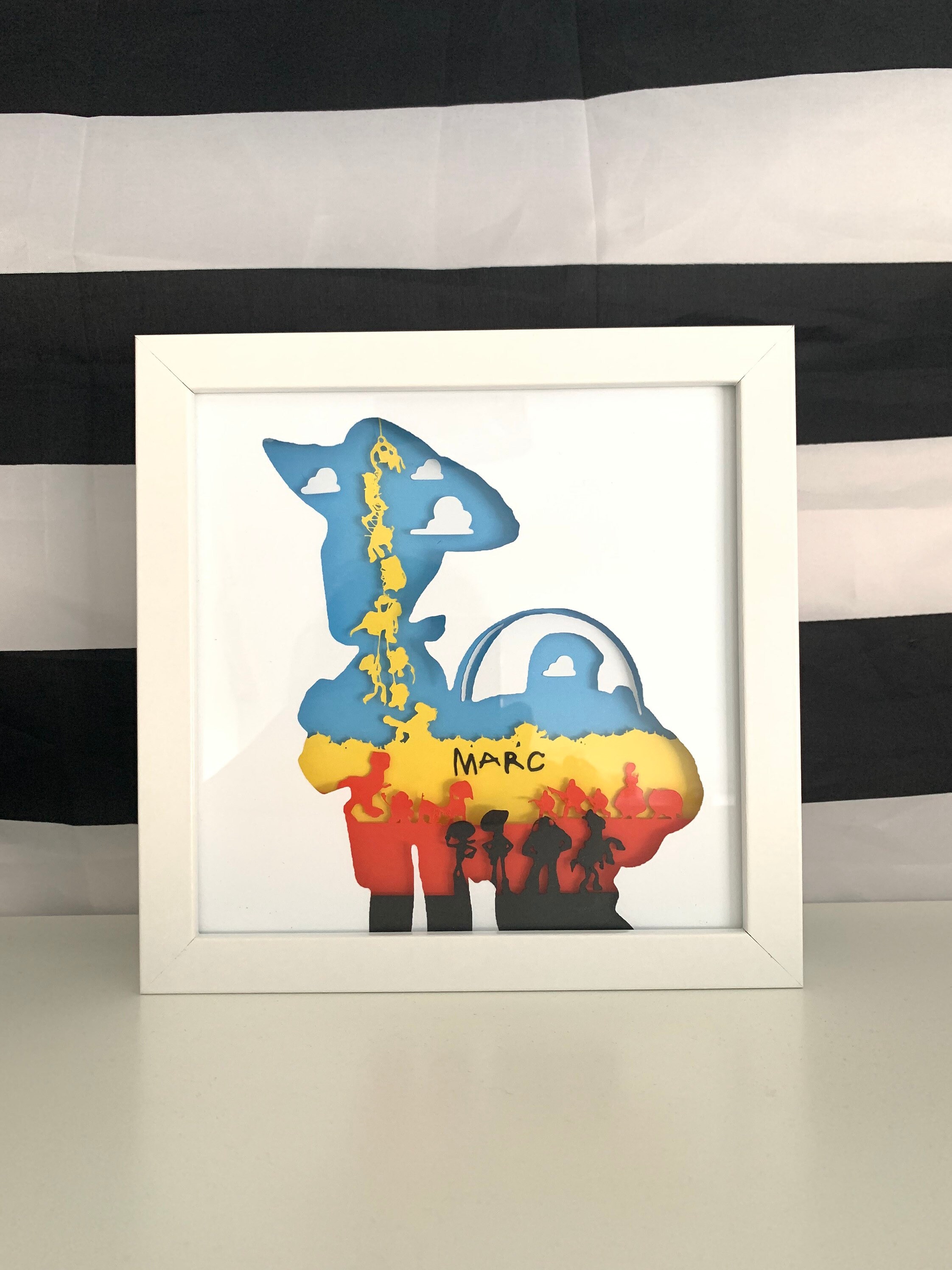 Toy Story Shadow Box Frame Etsy