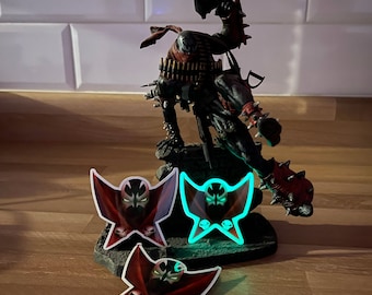 Spawn Limited Edition Collectible vinyl Glow in the Dark stickers, Todd McFarlane’s Classic Spawn Comics Character Design