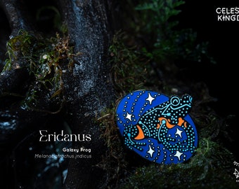 Galaxy Frog Eridanus enamel pin