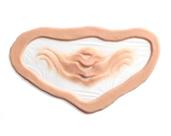 Mermaid Centre Gills / Silicone prosthetic / Halloween prosthetic / MonsterFX / Mermaid cosplay /  Latex free / SFX makeup / Prosthetic /