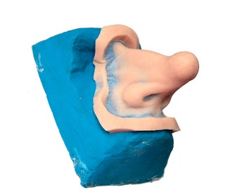 Long Pointy Nose / Silicone prosthetic / Cosplay / Halloween / Latex free / Special effects makeup / MonsterFX