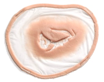 Small Trauma Wound 1 / Silicone prosthetic / Halloween prosthetic / MonsterFX / Latex free / SFX makeup / Prosthetic / Realistic wound