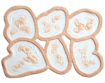 Zombie Skin Set / Silicone prosthetic / Zombie prosthetic / MonsterFX / Latex free / SFX makeup / Zombie cosplay / Realistic wound