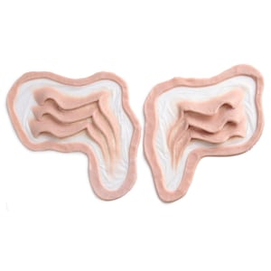 Mermaid Gills 2 / Silicone prosthetic / Halloween prosthetic / MonsterFX / Mermaid cosplay / Latex free / SFX makeup / Neck gills image 1