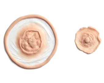 Torn Off Nipple Cover / Silicone prosthetic / MonsterFX / Cosplay / Bodypaint / Halloween / Latex free / SFX makeup / MonsterFX