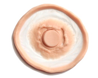 Cyberpunk Button Implant / Silicone prosthetic / MonsterFX / Cyborg / Robot / Cyberpunk2077 / Halloween makeup / Latex free / SFX makeup