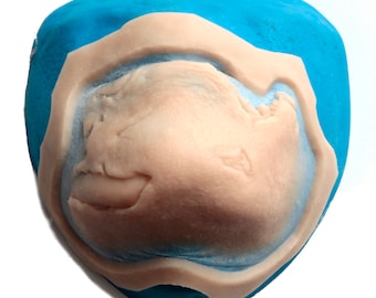 Zombie Chin 1 / Silicone prosthetic / Zombie cosplay / MonsterFX / Halloween prosthetic / Latex free / SFX makeup / Prosthetic