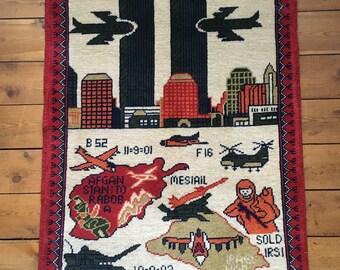 Afghan War Rug | Etsy