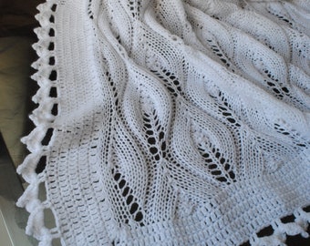 hand made crotchet Shawl//blanket for baby//reborn Romany gift//Christmas Gift.