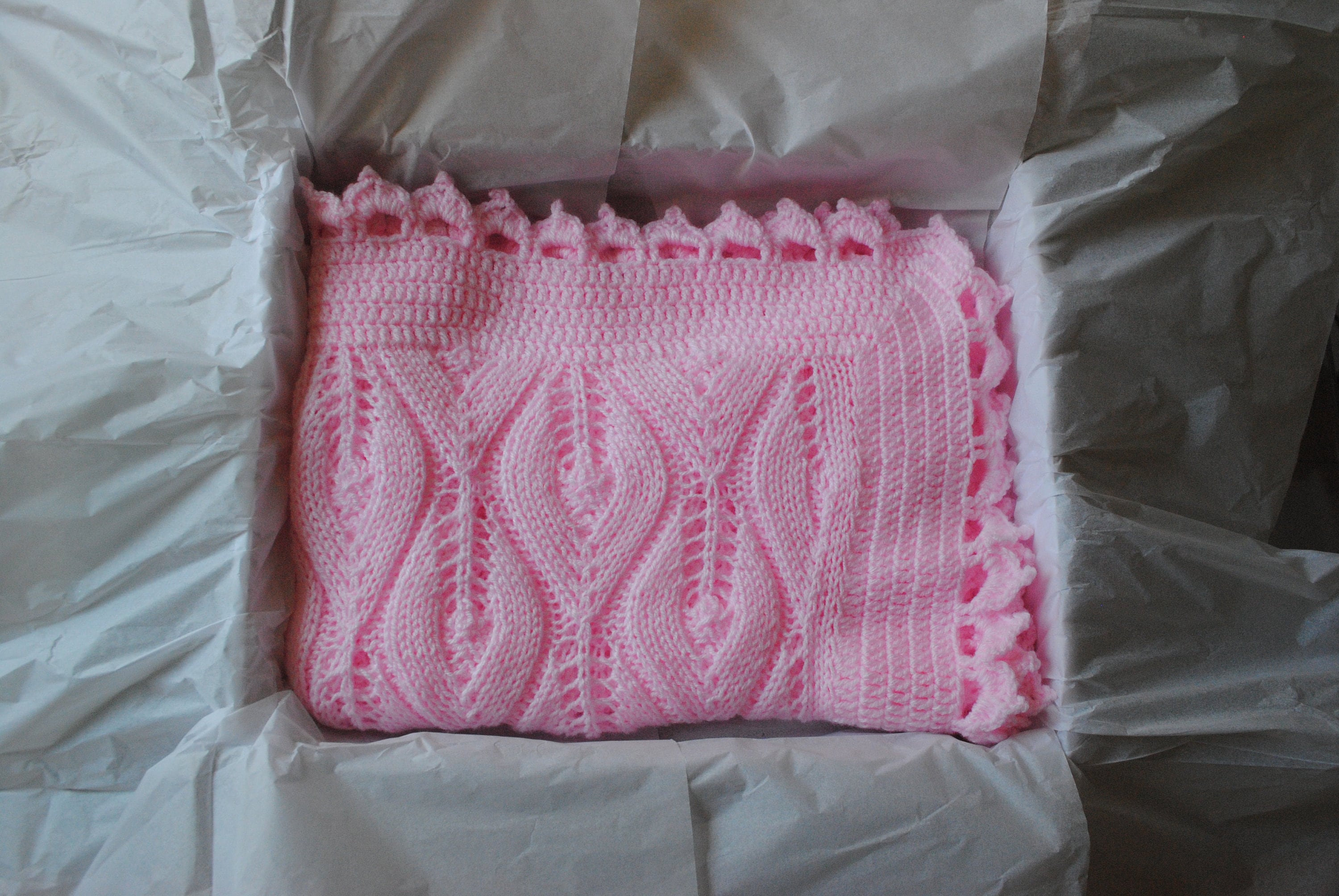 knitted shawl blanket
