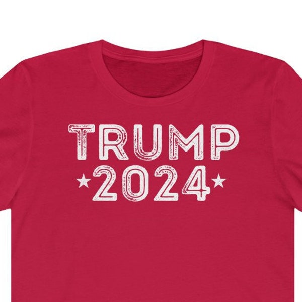 Trump 2024 Shirt Donald Trump For President | Trump Shirt | He Will Be Back | 2024 Election | Political Shirt Unisex Trump 2024 Tee