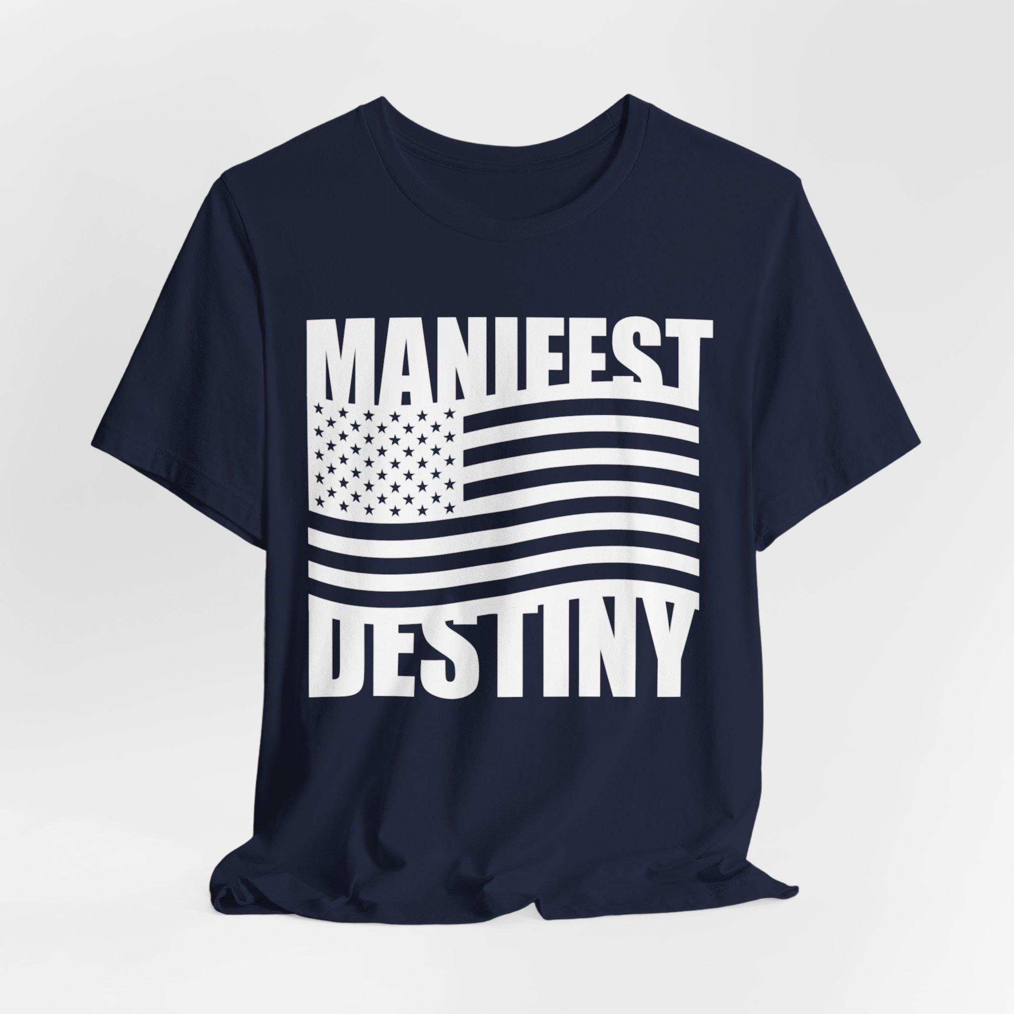 Manifest Destiny USA Flag Shirt, American Expansion, Dissonance Shirt, American Empire, American First, Destino Manifesto, Critical Issues