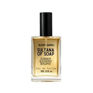 Sultana of Soap Perfume: Olibanum, Bergamot & Blackberry - Fruity Floral Vegan Scent