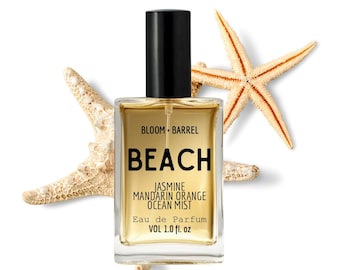 Beach Perfume: Jasmine, Mandarin Orange, Sea Salt Scent