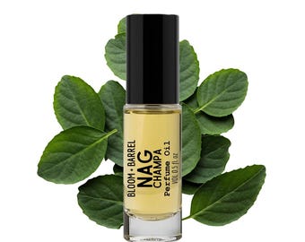 Nag Champa Perfume Oil Roll-on: Patchouli, Frangipani & Resin Scent