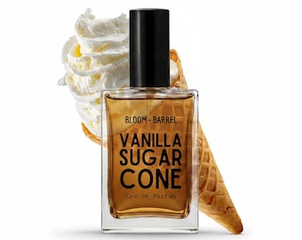 Vanilla Sugar Cone Perfume:  Buttercream & Cookie Wafer Gourmand Bakery Scent