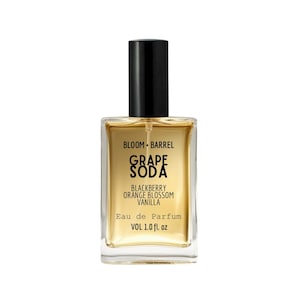 GRAPE SODA Perfume - Orange Blossom, Blackberry, Vanilla - Gourmand Spray Perfume - Vegan and Cruelty Free