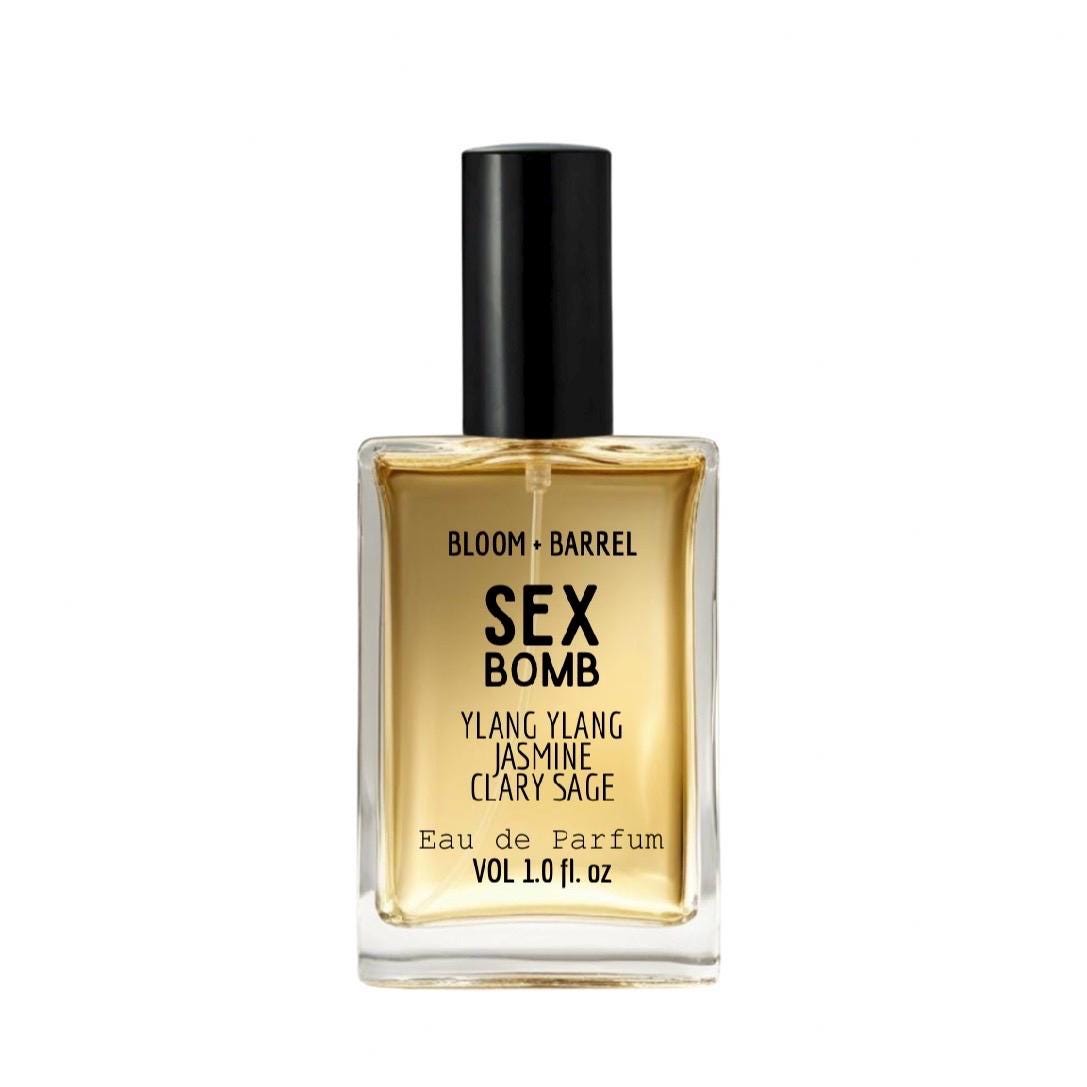 Sex Bomb Perfume: Jasmine, Clary Sage & Ylang Ylang Floral Scent - Etsy