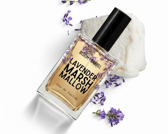 Lavender Marshmallow Perfume: Vanilla & Tonka Floral Gourmand Scent