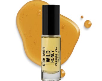Wild Honey Perfume Oil Roll-on: Amber & Sugar Gourmand Floral Scent