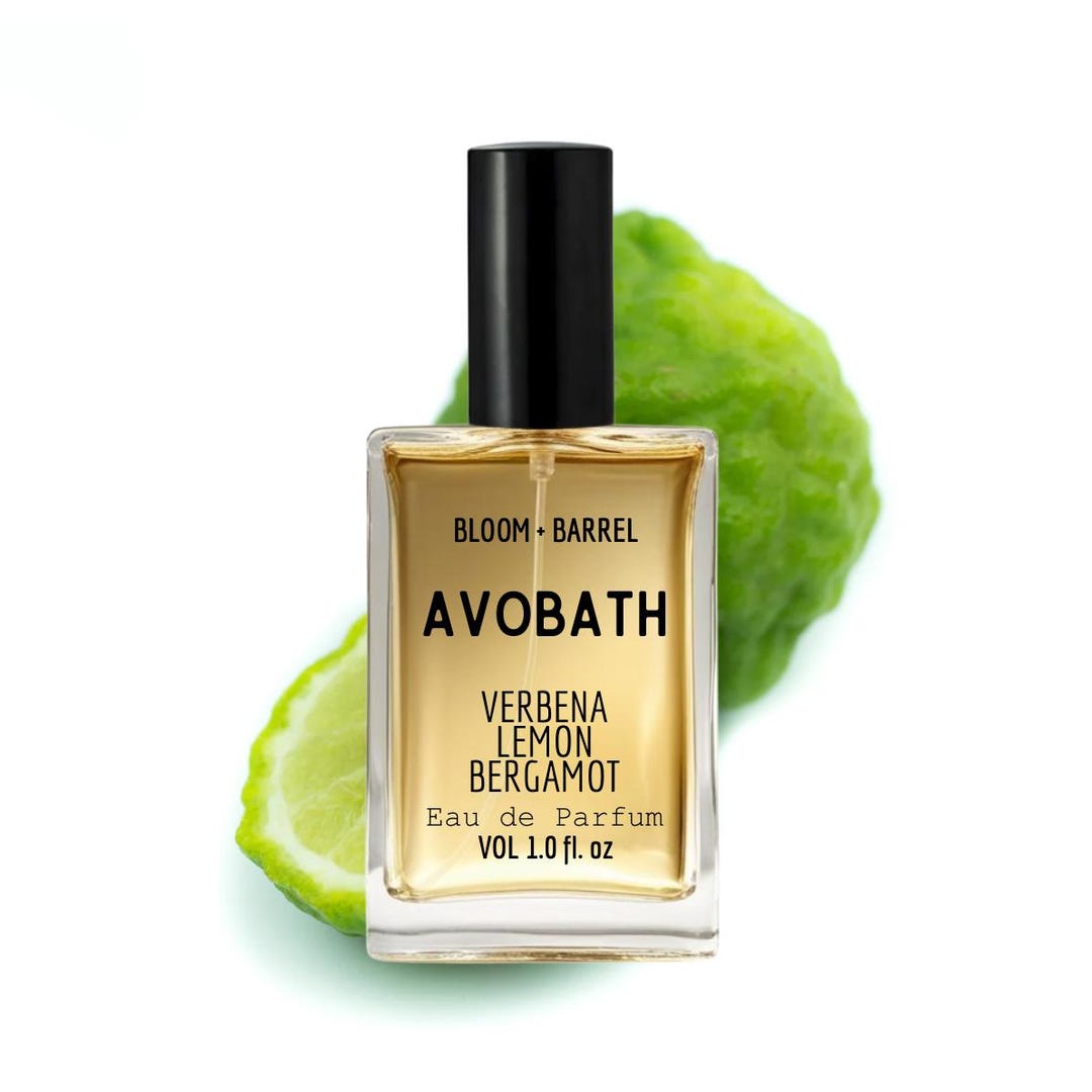 Avobath Perfume: Lemongrass, Lemon & Verbena Citrus Scent - Etsy