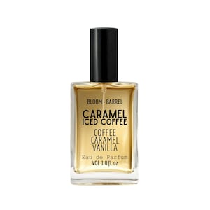 CARAMEL ICED COFFEE Perfume - Coffee, Caramel, Brown Sugar, Vanilla - Gourmand Spray Perfume - Vegan & Cruelty Free