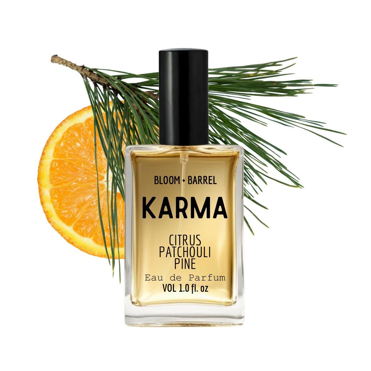 Karma Perfume: Brazilian Orange, Patchouli & Pine Citrus Scent - Etsy