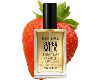 Super (Duper) Milk Perfume: Caramel, Strawberry & Lemongrass Scent