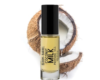 Coconut Milk Perfume Oil Roll-On: Floral Gourmand Scent