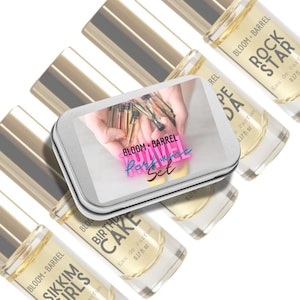 BUILD YOUR OWN 5-Piece Travel Perfume Set - Choose Your Scents - Mix and Match Collections - Travel Perfumes - Vegan and Cruelty Free