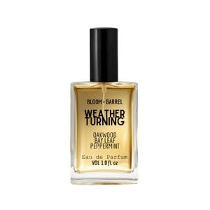 WEATHER TURNING Perfume -  Oakwood, Bay Leaf, Peppermint - Floral Spray Perfume - Vegan and Cruelty Free