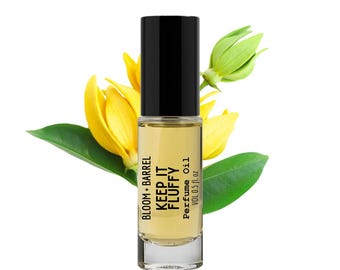 Keep it Fluffy Perfume Oil Roll-on: Rose, Vanilla & Musk Floral Scent
