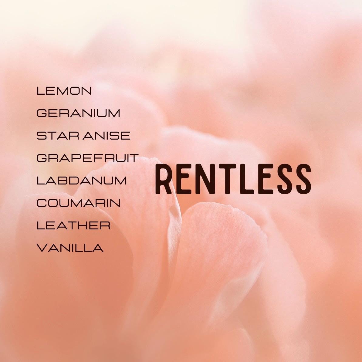 Buy RENTLESS Perfume Lemon, Geranium, Grapefruit, Anise Citrus